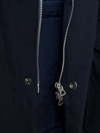 Padded Half Parka Navy