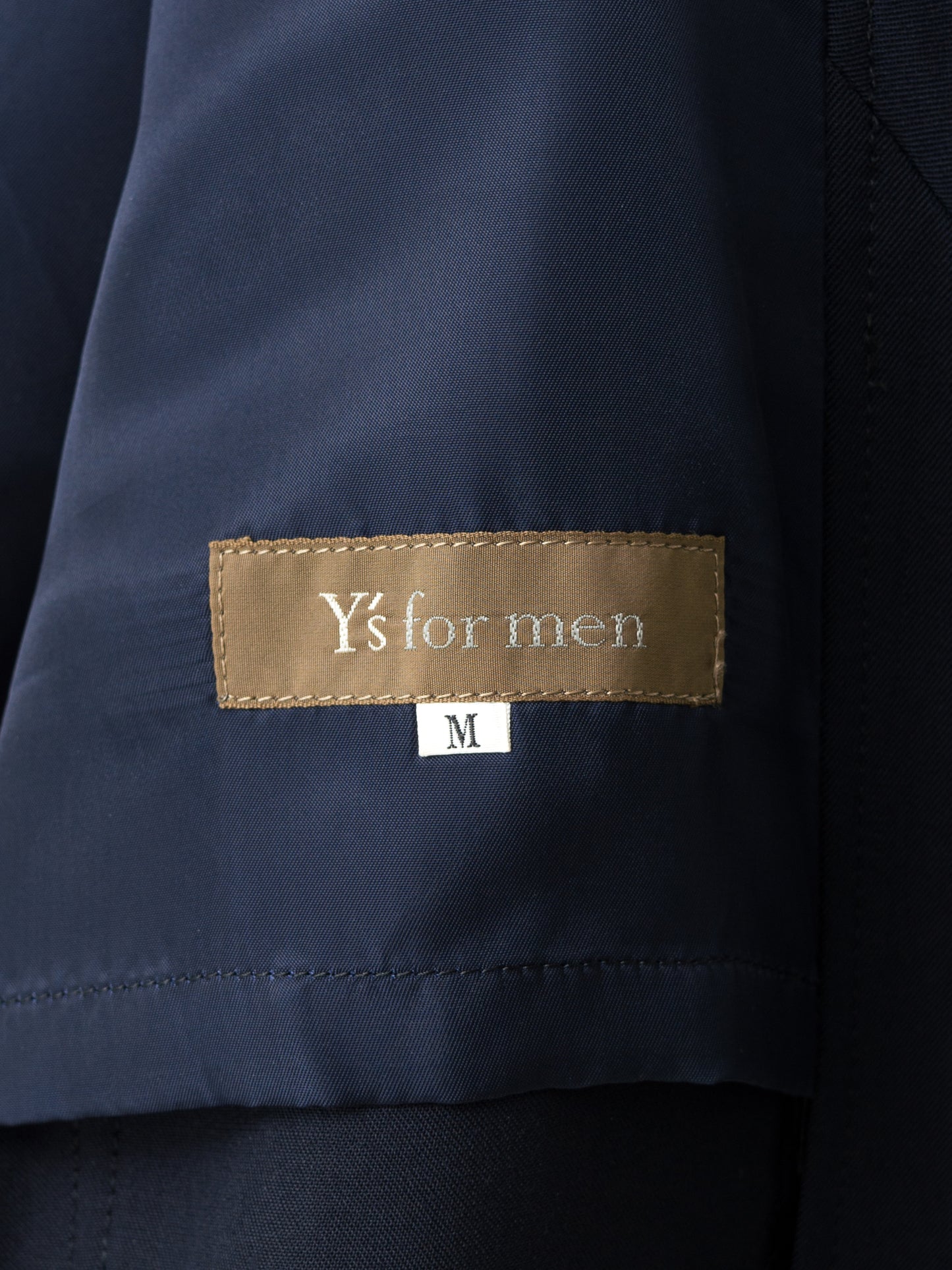 straight hem tailored jacket navy ∙ wool gabardine ∙ medium