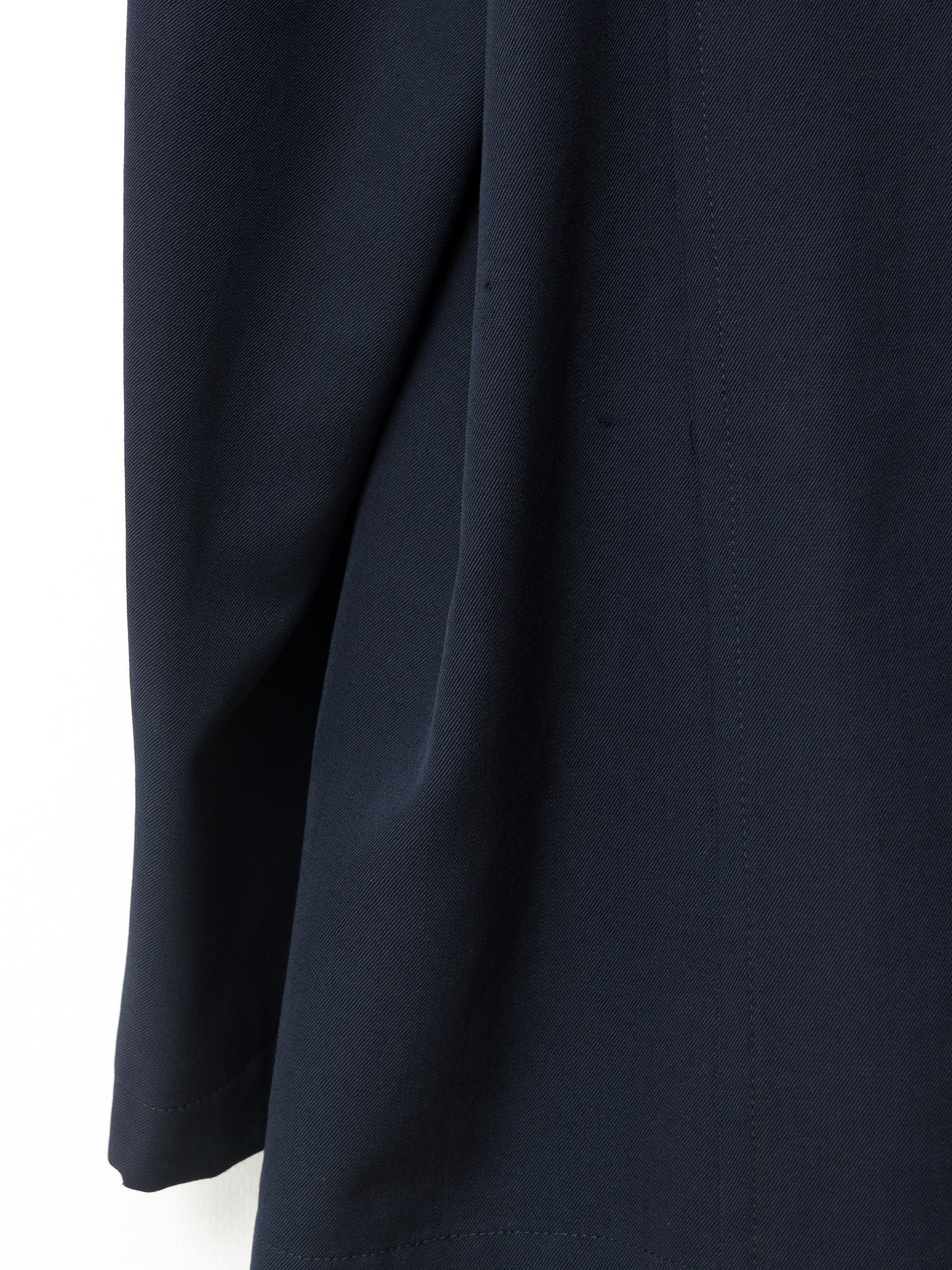 straight hem tailored jacket navy ∙ wool gabardine ∙ medium