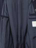 A/W 09 Garment Dyed Military Toggle Jacket Navy