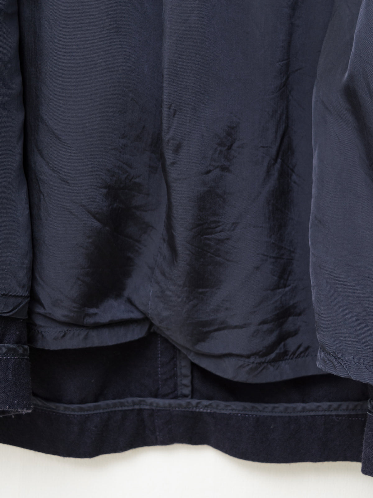 A/W 09 Garment Dyed Military Toggle Jacket Navy