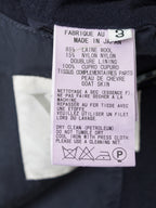 A/W 09 Garment Dyed Military Toggle Jacket Navy