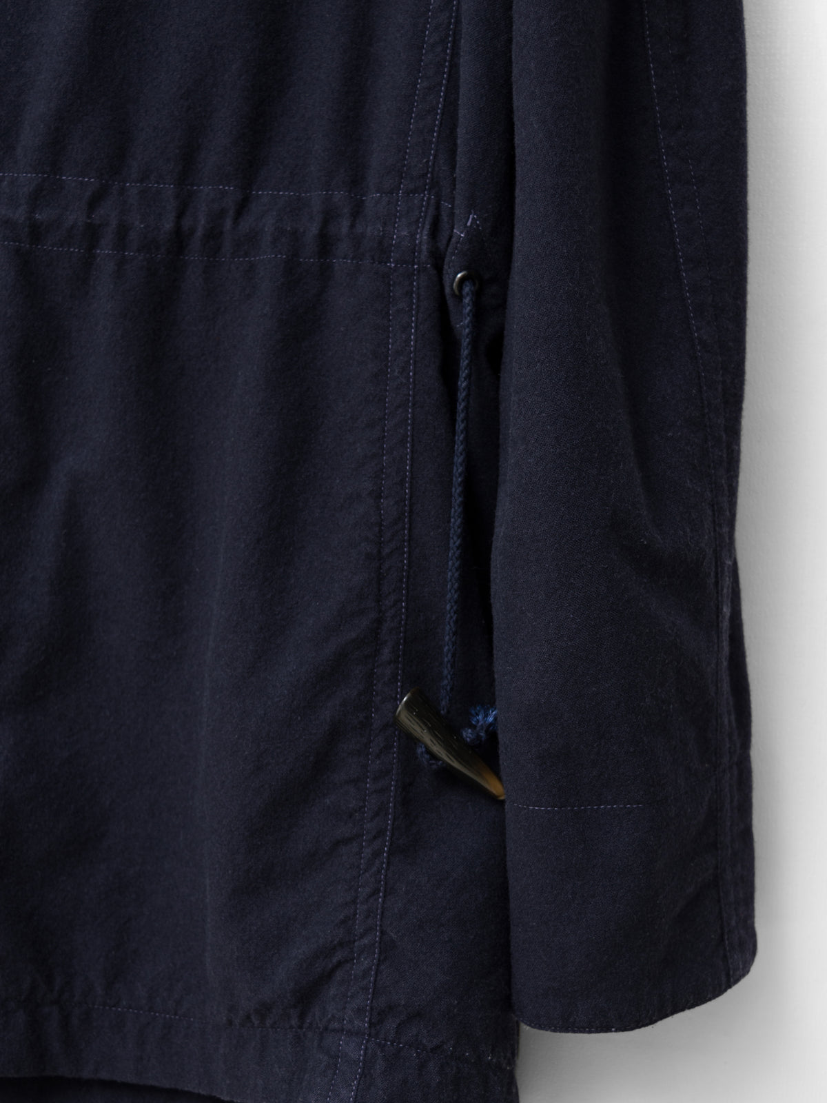 A/W 09 Garment Dyed Military Toggle Jacket Navy