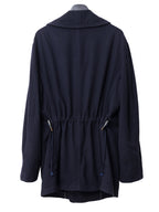 A/W 09 Garment Dyed Military Toggle Jacket Navy