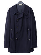 A/W 09 Garment Dyed Military Toggle Jacket Navy