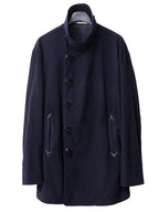 A/W 09 Garment Dyed Military Toggle Jacket Navy