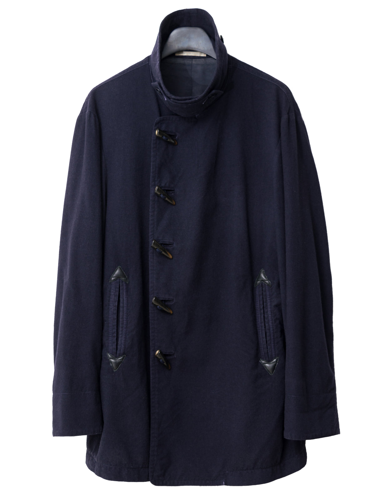 A/W 09 Garment Dyed Military Toggle Jacket Navy