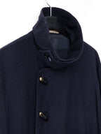 A/W 09 Garment Dyed Military Toggle Jacket Navy