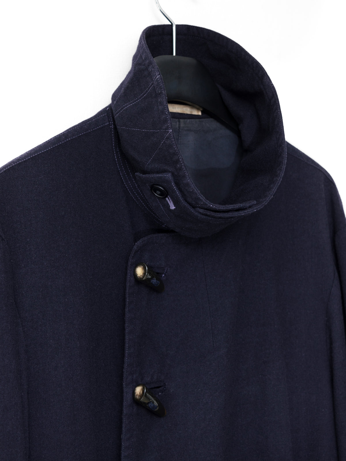 A/W 09 Garment Dyed Military Toggle Jacket Navy
