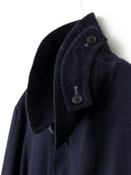 A/W 09 Garment Dyed Military Toggle Jacket Navy