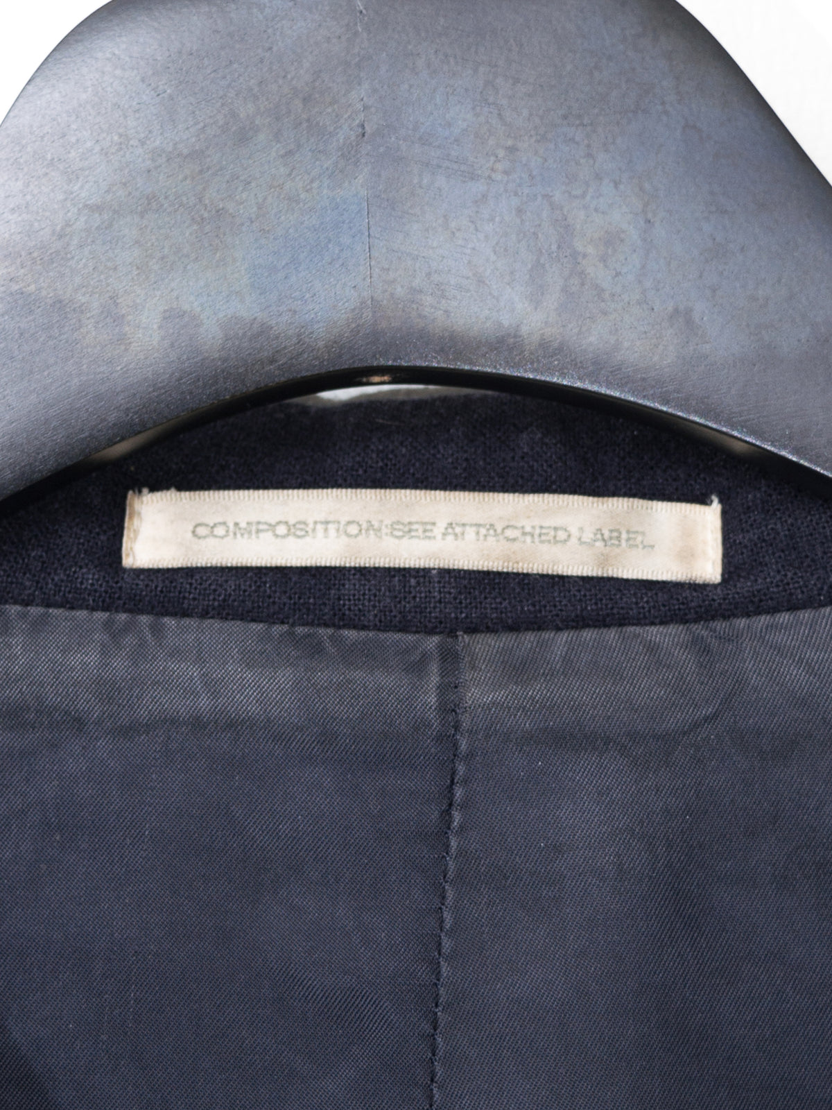 A/W 09 Garment Dyed Military Toggle Jacket Navy