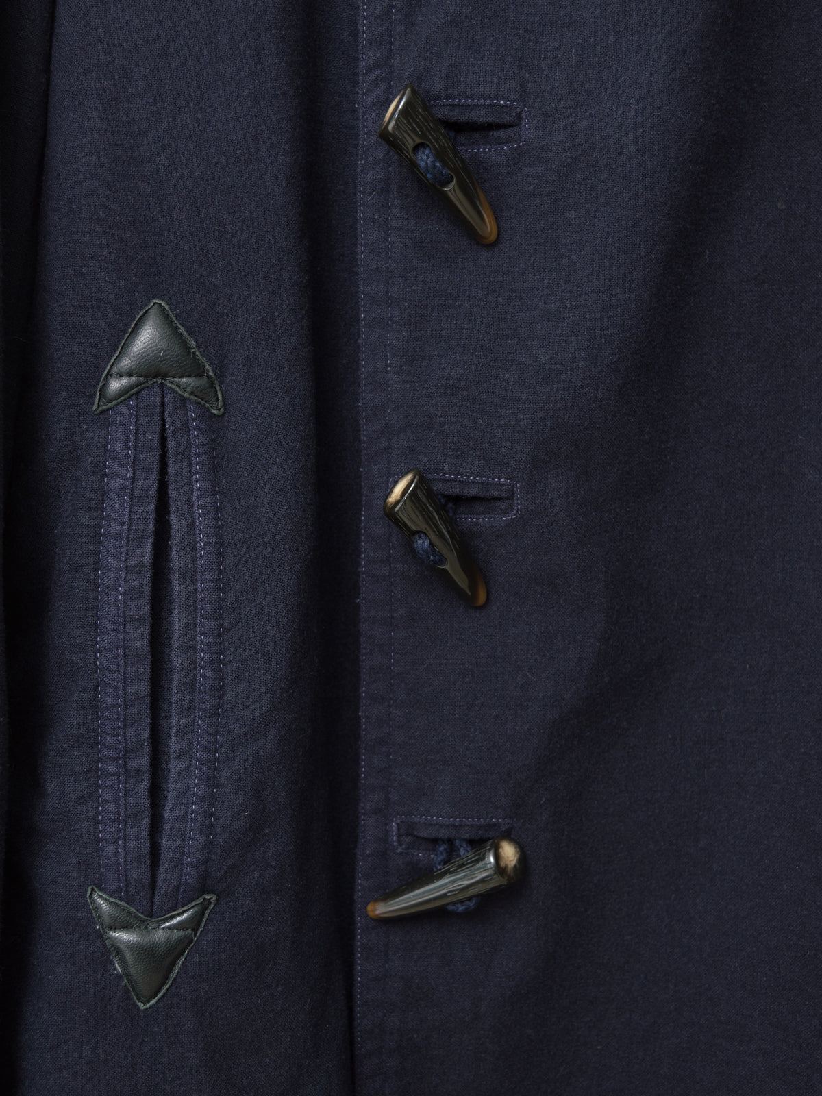 A/W 09 Garment Dyed Military Toggle Jacket Navy