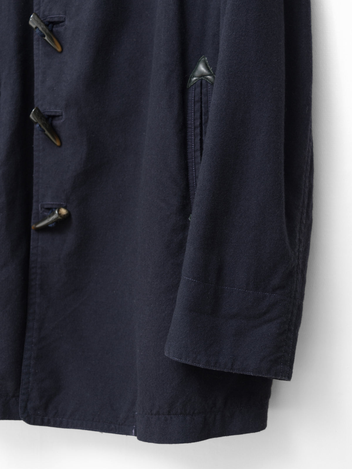 A/W 09 Garment Dyed Military Toggle Jacket Navy