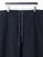 Garment Dyed Drawstring Pants Navy