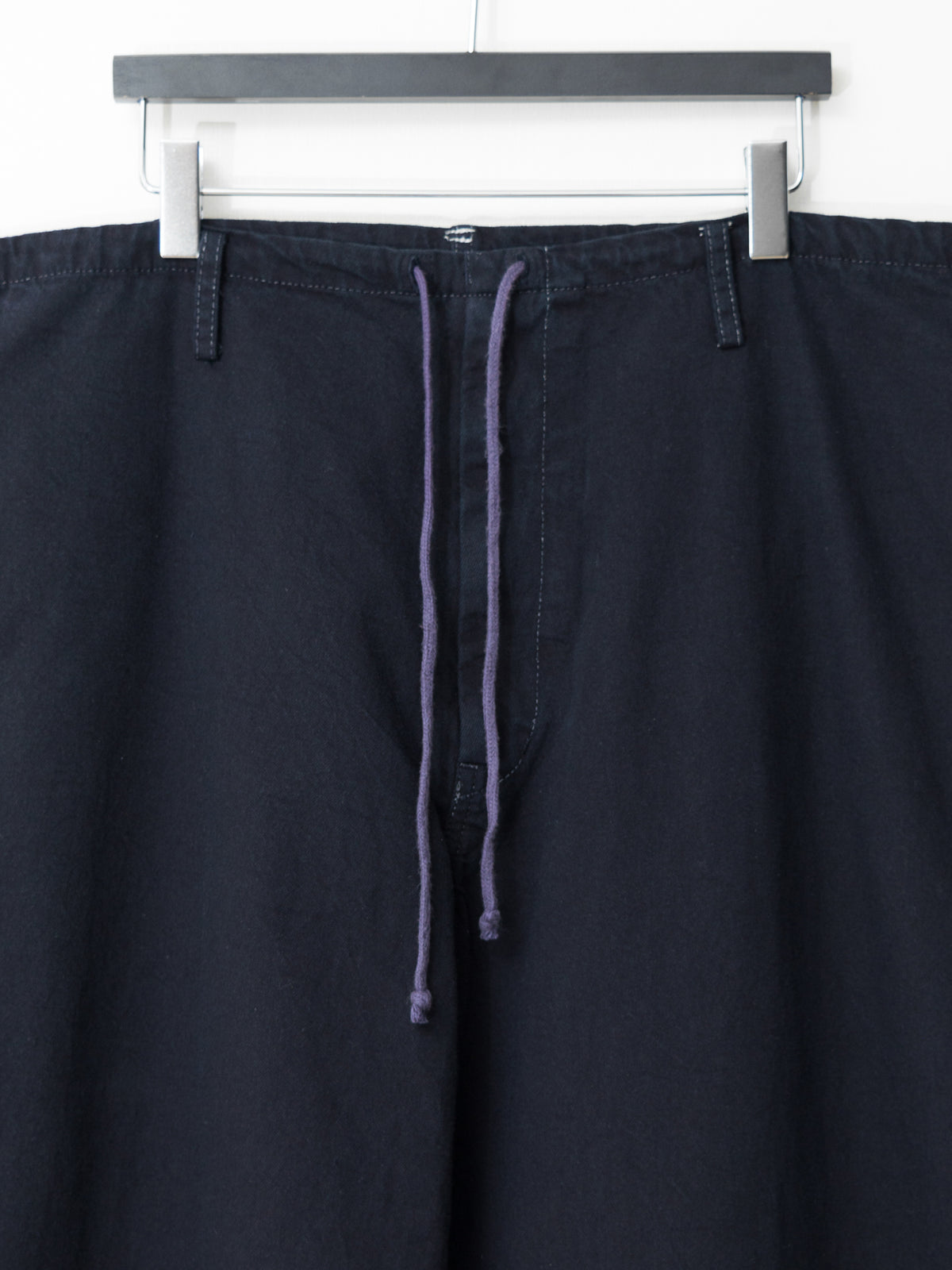 Garment Dyed Drawstring Pants Navy