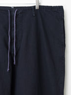 Garment Dyed Drawstring Pants Navy