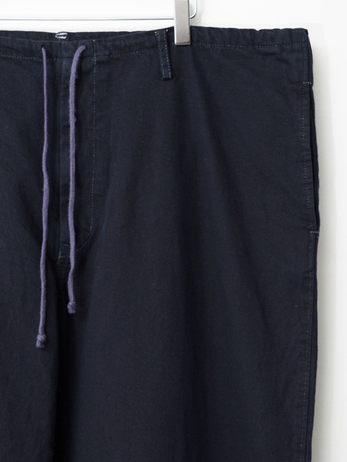Garment Dyed Drawstring Pants Navy