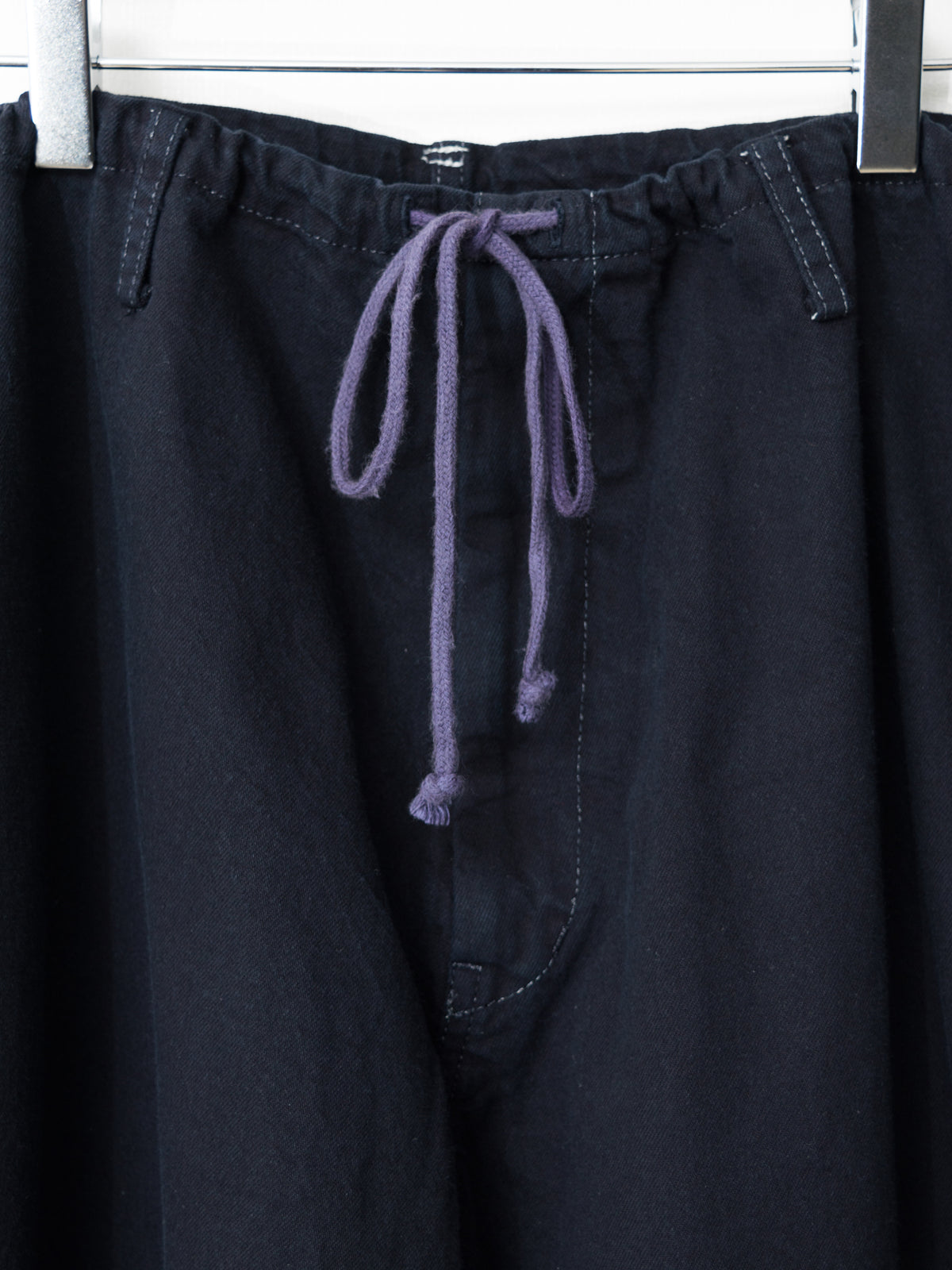 Garment Dyed Drawstring Pants Navy