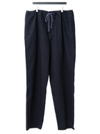 Garment Dyed Drawstring Pants Navy