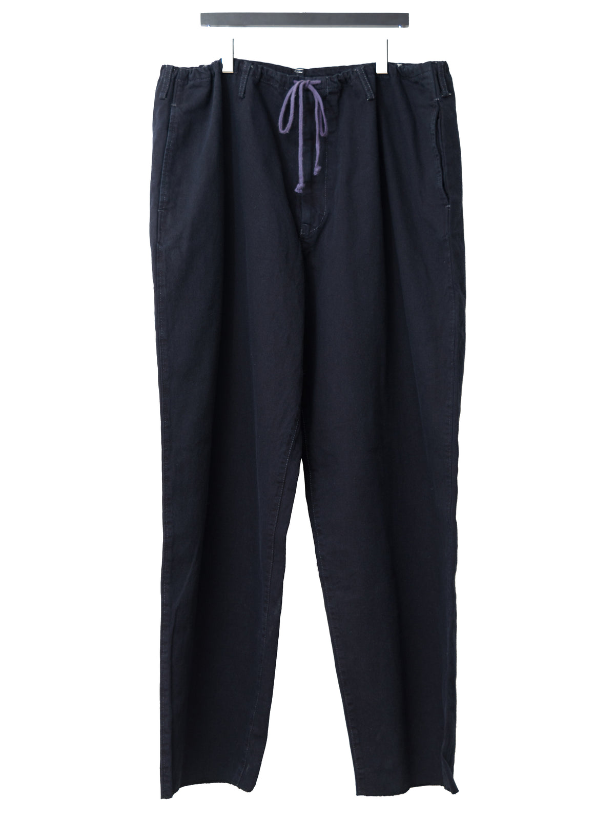 Garment Dyed Drawstring Pants Navy