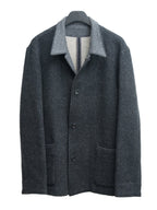 Faux Front Chore Jacket Charcoal