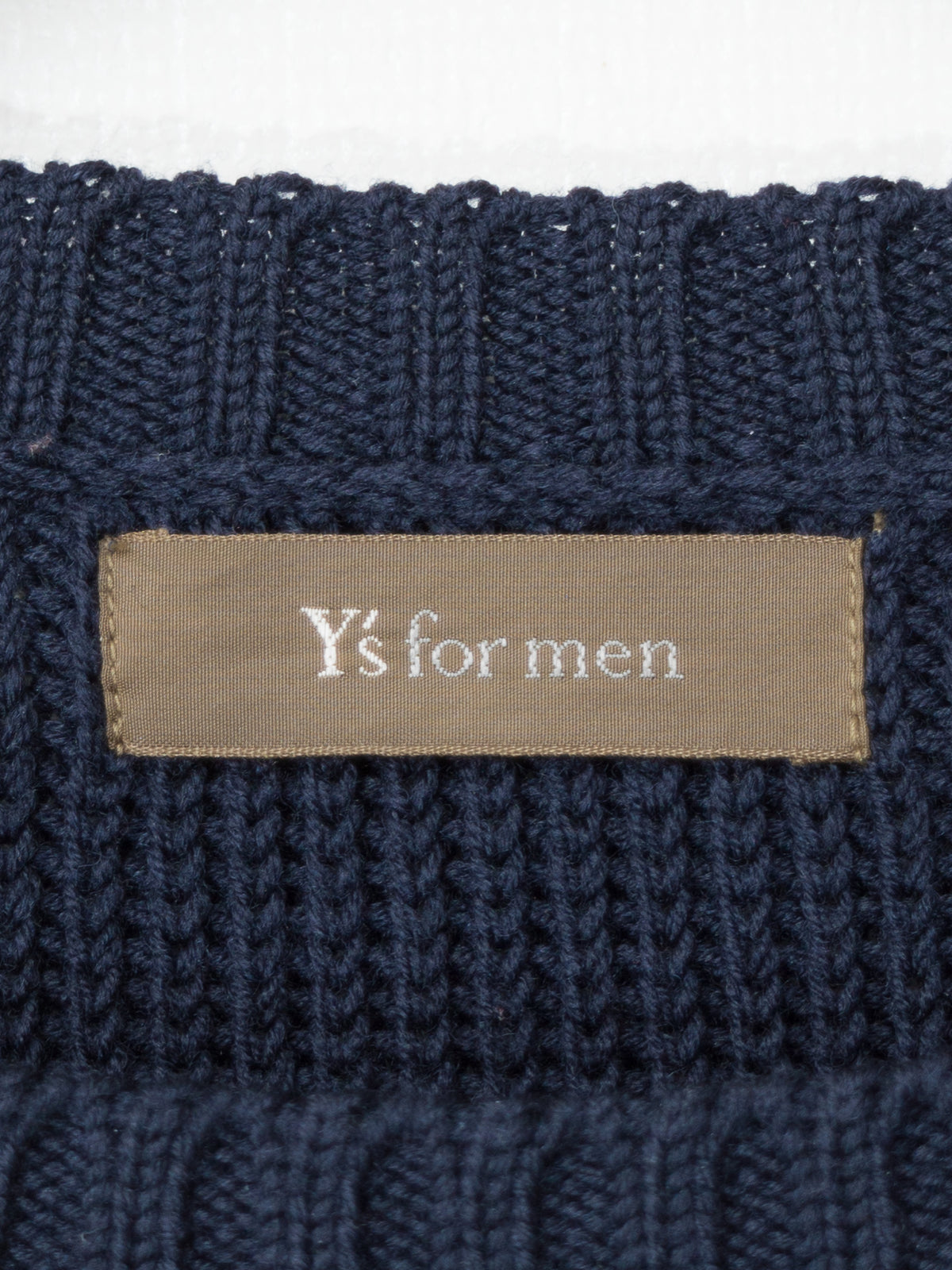 Oversized 5 Gauge Heavy Knit Pullover Navy