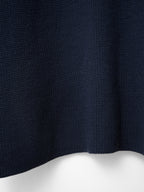 Oversized 5 Gauge Heavy Knit Pullover Navy