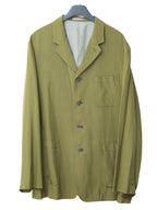Patch Pocket Tailored Jacket Gold Moss