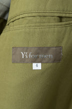 Patch Pocket Tailored Jacket Gold Moss