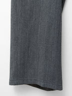 Knit Double Pleat Trousers Grey