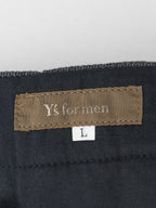 Knit Double Pleat Trousers Grey