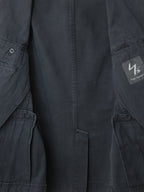 Pigment Dyed Convertible Tailored Jacket Dust Grey