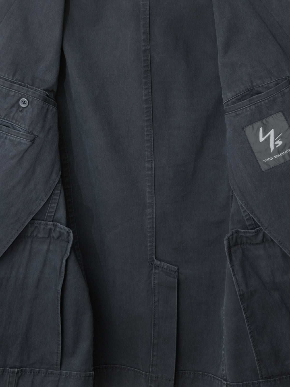 Pigment Dyed Convertible Tailored Jacket Dust Grey