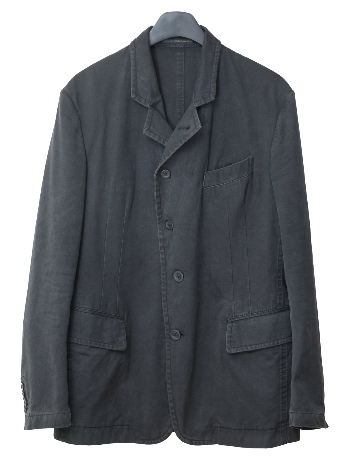 Pigment Dyed Convertible Tailored Jacket Dust Grey