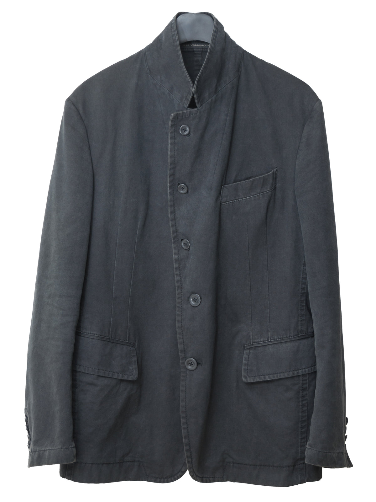 Pigment Dyed Convertible Tailored Jacket Dust Grey