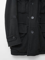 A/W 07 Belted Shooter Coat Black