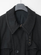 A/W 07 Belted Shooter Coat Black