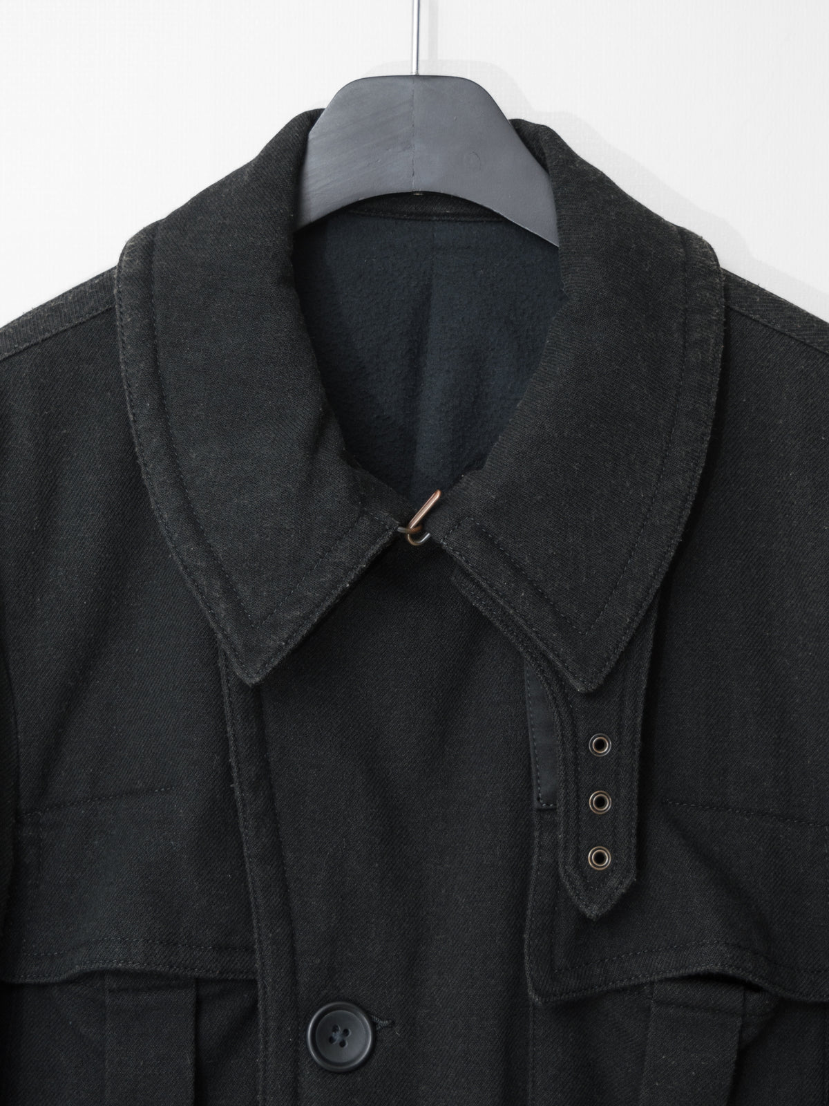 A/W 07 Belted Shooter Coat Black