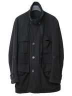 A/W 07 Belted Shooter Coat Black