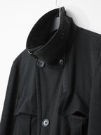A/W 07 Belted Shooter Coat Black