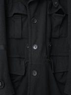 A/W 07 Belted Shooter Coat Black