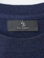 A/W 05 Saddle Shoulder Knit Pullover Navy Melange