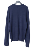 A/W 05 Saddle Shoulder Knit Pullover Navy Melange
