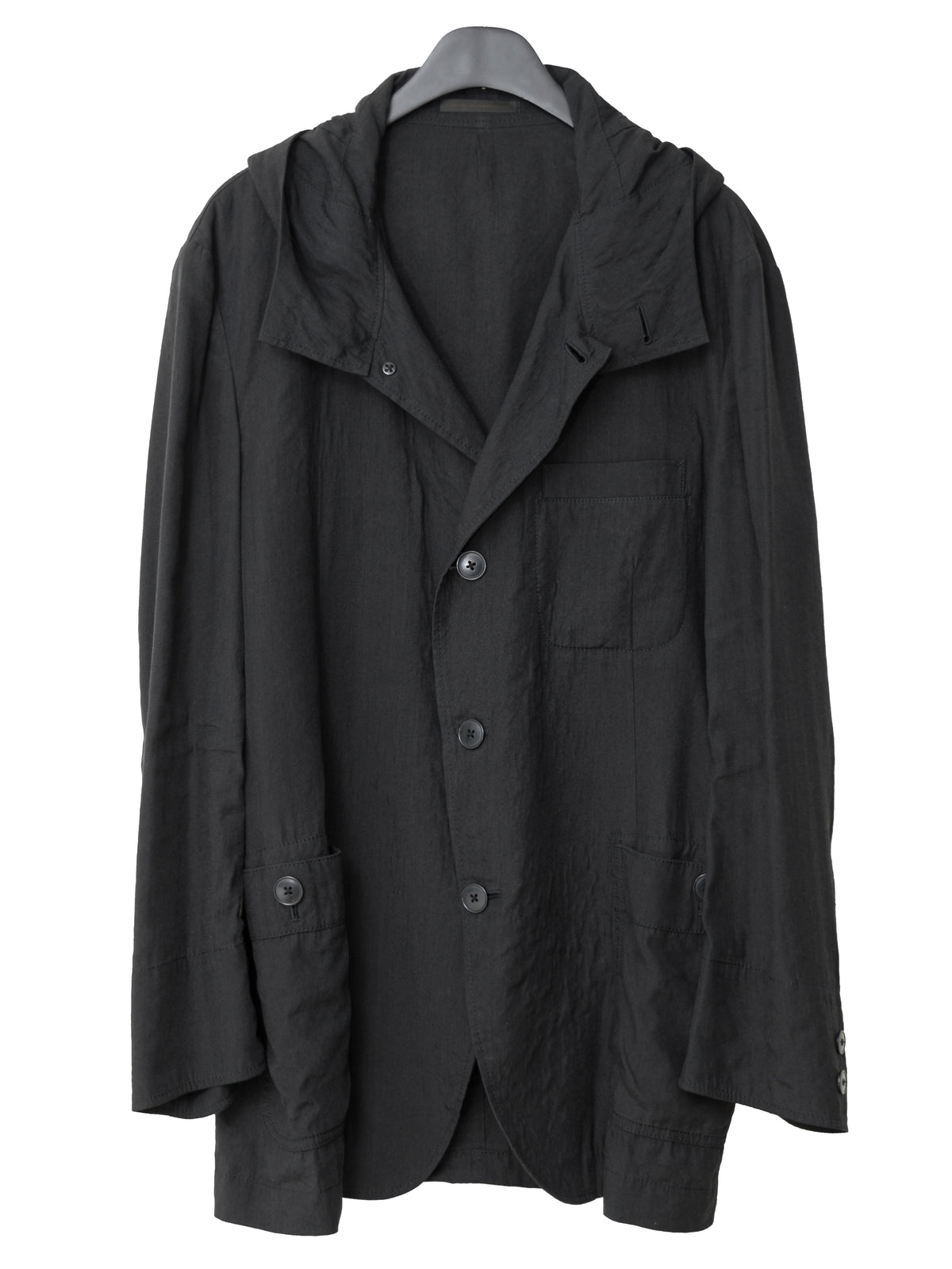 S/S 08 Hooded Tailored Jacket Black