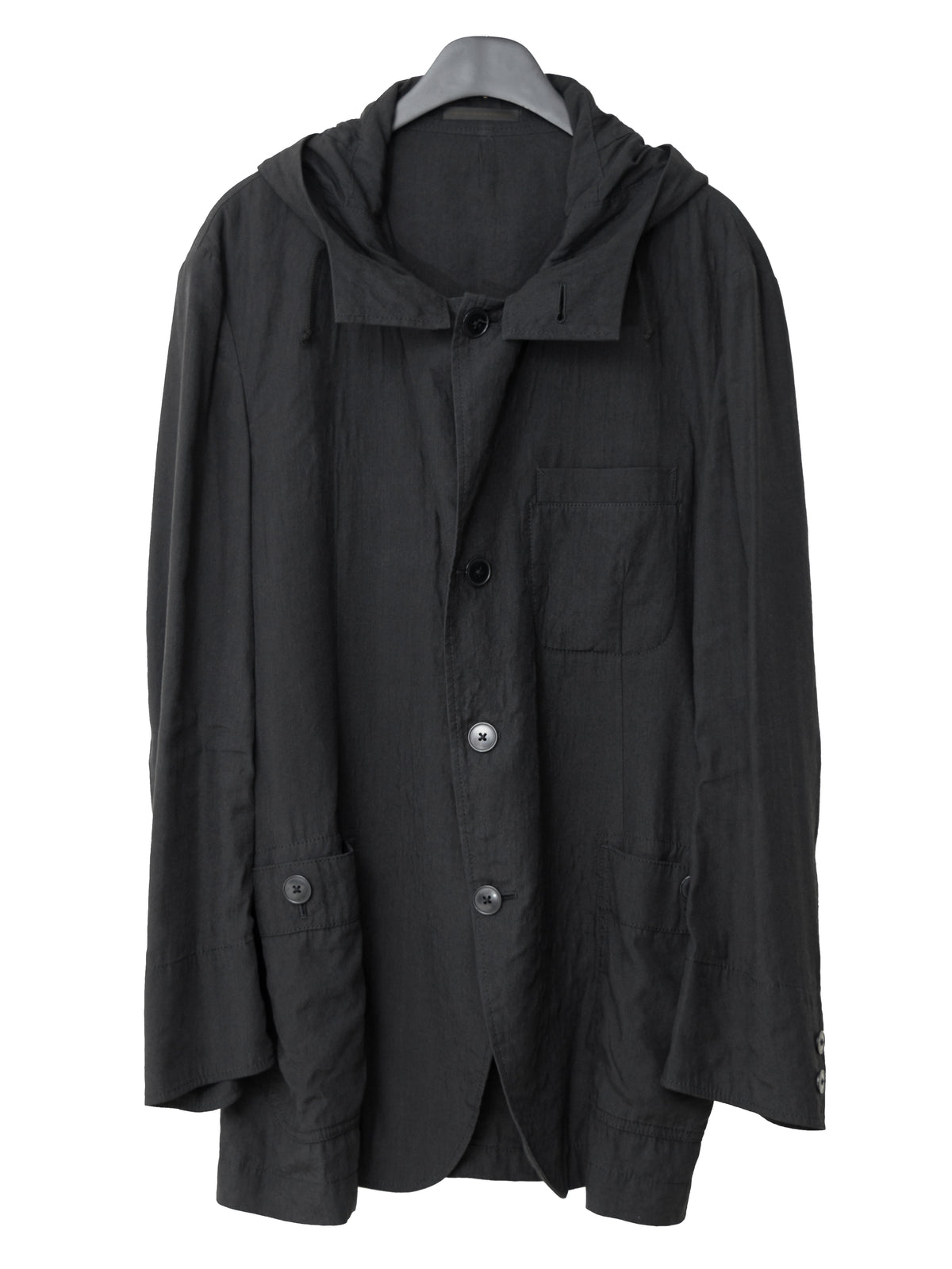 S/S 08 Hooded Tailored Jacket Black
