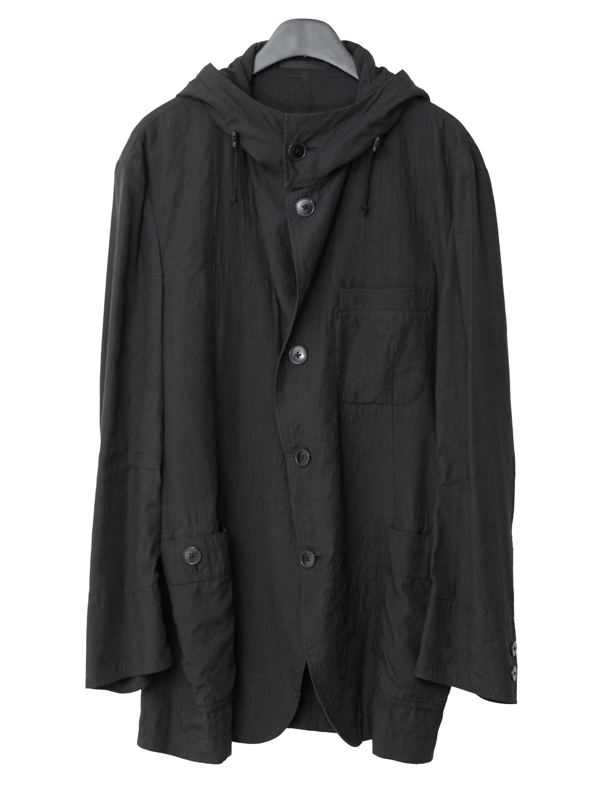 S/S 08 Hooded Tailored Jacket Black