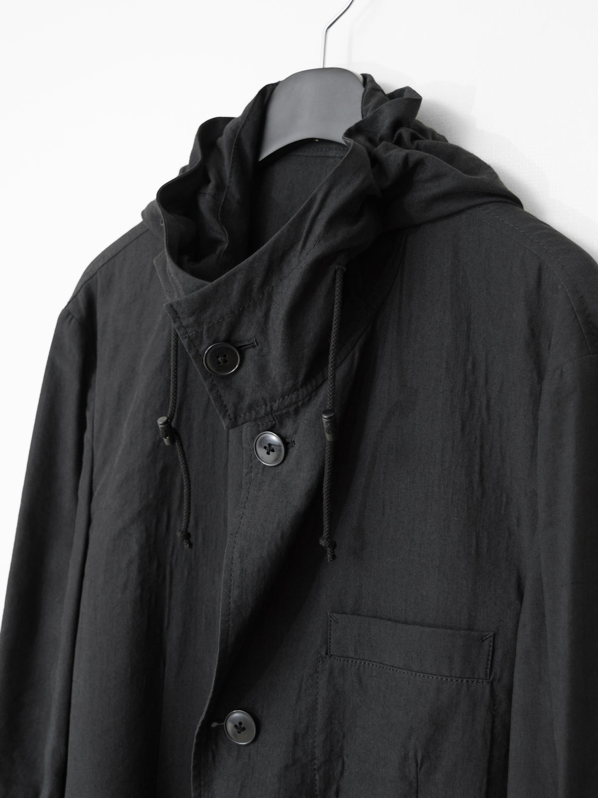 S/S 08 Hooded Tailored Jacket Black