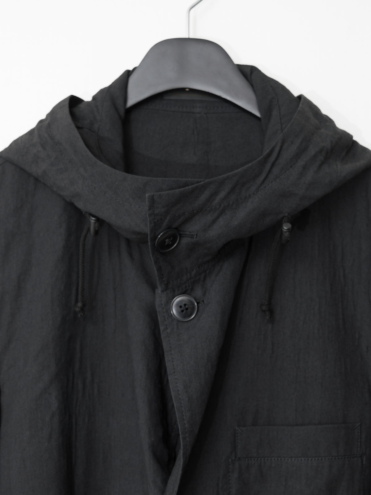 S/S 08 Hooded Tailored Jacket Black