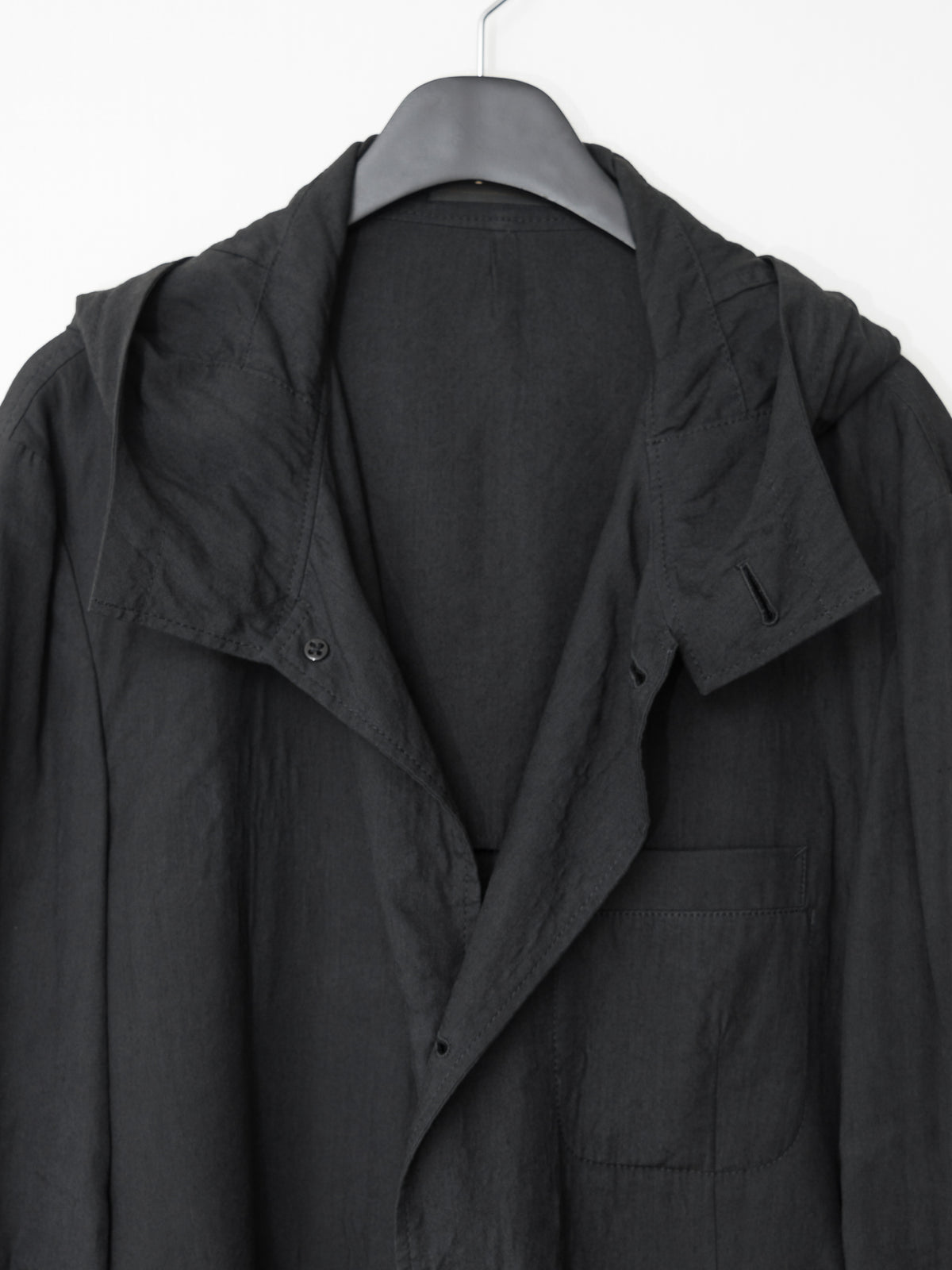 S/S 08 Hooded Tailored Jacket Black