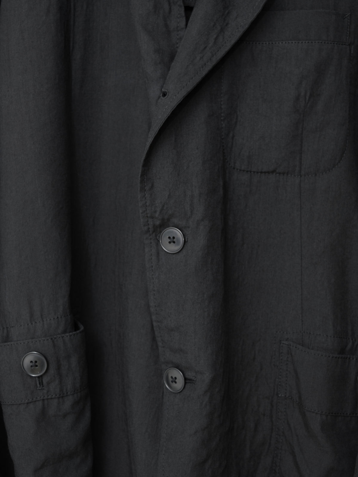 S/S 08 Hooded Tailored Jacket Black